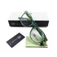 EYEGUARD Modern Green Reading Glasses