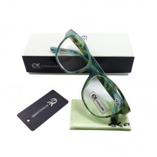 EYEGUARD Modern Green Reading Glasses